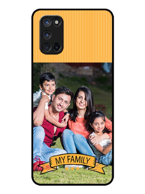 Custom Oppo A52 Custom Glass Phone Case - My Family Design