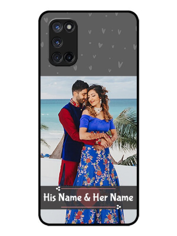 Custom Oppo A52 Custom Glass Mobile Case - Buy Love Design with Photo Online