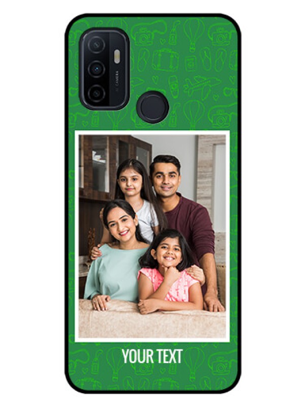 Custom Oppo A53 Personalized Glass Phone Case  - Picture Upload Design