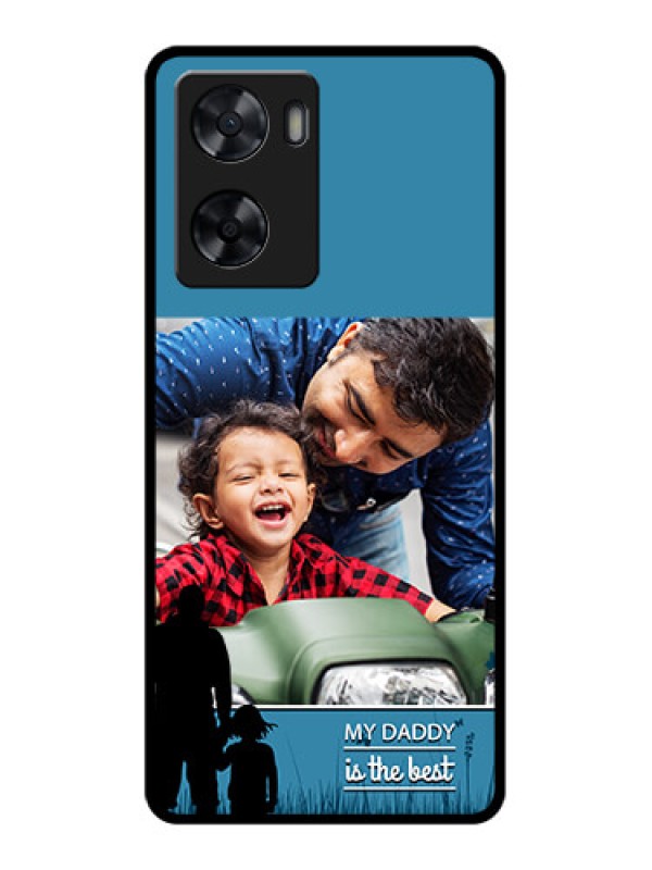 Custom Oppo A57 2022 Custom Glass Mobile Case - Best dad design
