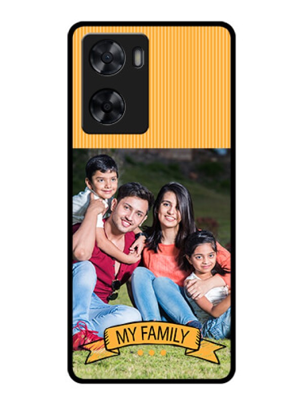 Custom Oppo A57 2022 Custom Glass Phone Case - My Family Design
