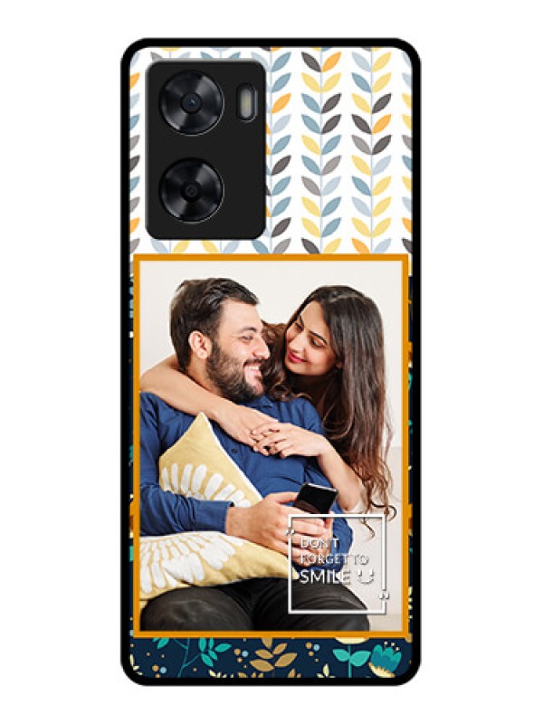 Custom Oppo A57 2022 Custom Glass Mobile Case - Pattern Design