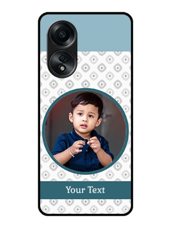 Custom Oppo A58 Personalized Glass Phone Case - Premium Cover Design
