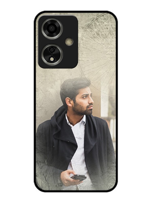 Custom Oppo A59 5G Custom Glass Phone Case - With Vintage Design