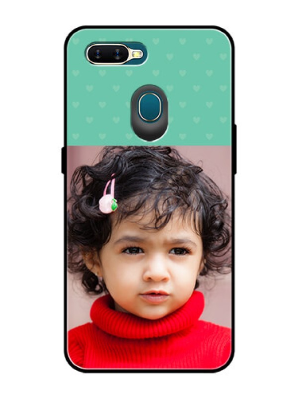 Custom Oppo A5s Custom Glass Phone Case  - Lovers Picture Design