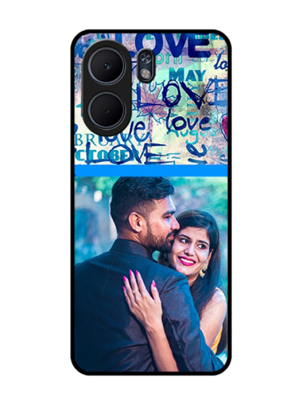 Custom Oppo A5x 4G Custom Glass Phone Case - Colorful Love Design