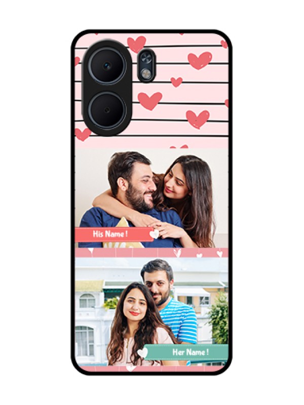 Custom Oppo A5x 4G Custom Glass Phone Case - Photo With Heart Design