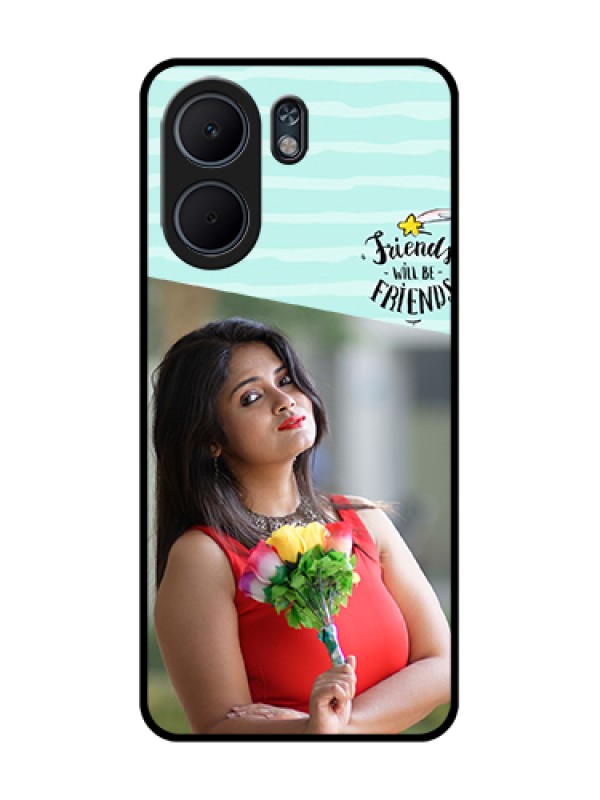 Custom Oppo A5x 4G Custom Glass Phone Case - Friends Picture Icon Design