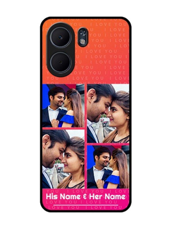 Custom Oppo A5x 4G Custom Glass Phone Case - I Love You Pink Design