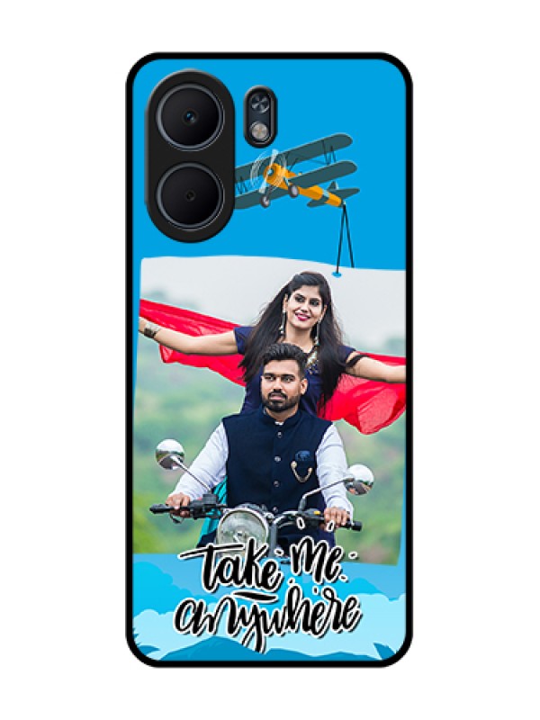 Custom Oppo A5x 4G Custom Glass Phone Case - Traveller Design