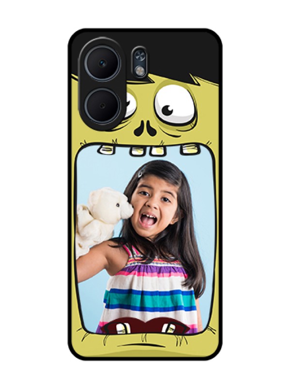 Custom Oppo A5x 4G Custom Glass Phone Case - Cartoon Monster Back Case Design