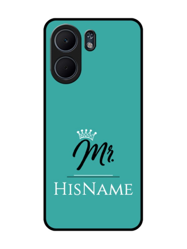 Custom Oppo A5x 4G Custom Glass Phone Case - Mr With Name Design