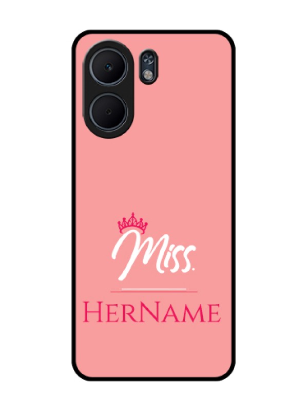Custom Oppo A5x 4G Custom Glass Phone Case - Mrs With Name Design