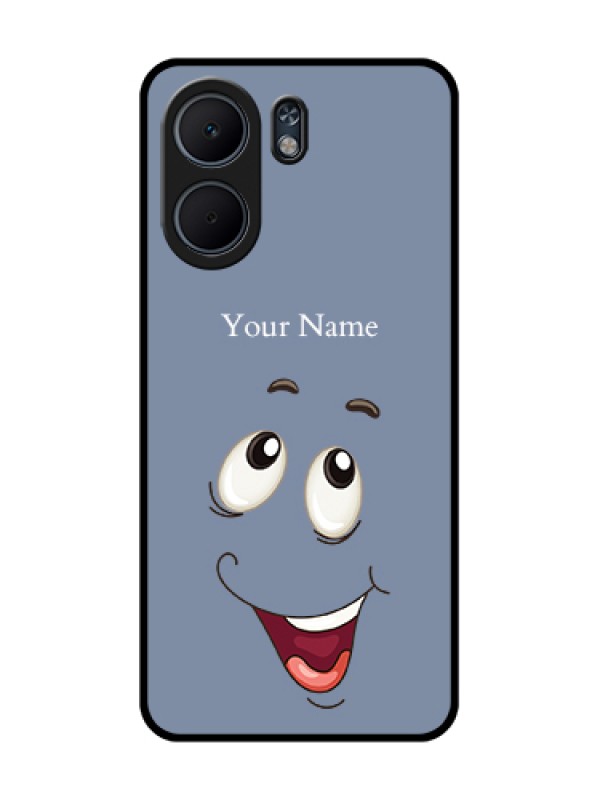 Custom Oppo A5x 4G Custom Glass Phone Case - Laughing Cartoon Face Design