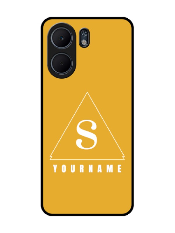 Custom Oppo A5x 4G Custom Glass Phone Case - Simple Triangle Design