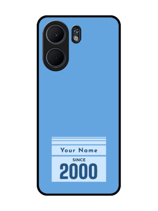 Custom Oppo A5x 4G Custom Glass Phone Case - Custom Year Of Birth Design