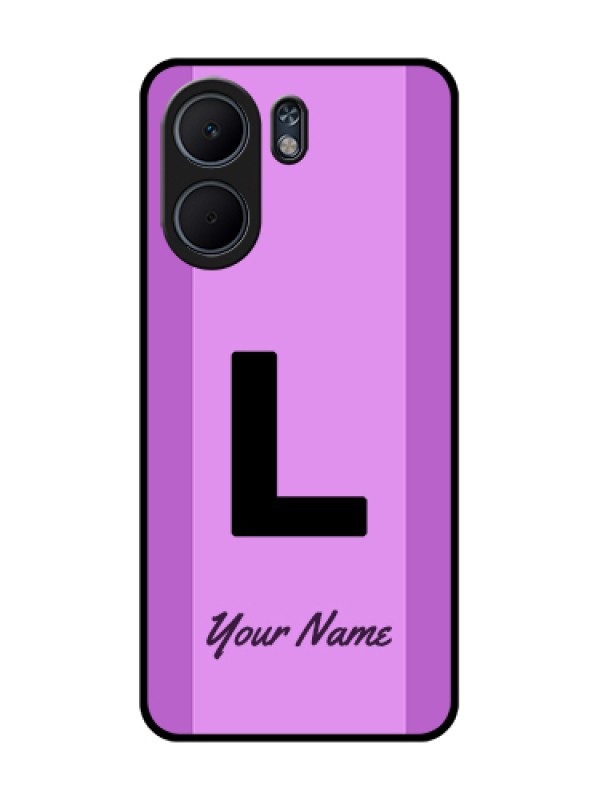 Custom Oppo A5x 4G Custom Glass Phone Case - Tricolor Custom Text Design