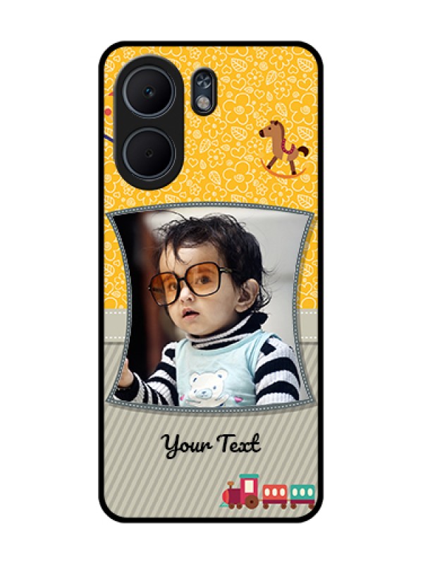 Custom Oppo A5x 5G Custom Glass Phone Case - Baby Picture Upload Design
