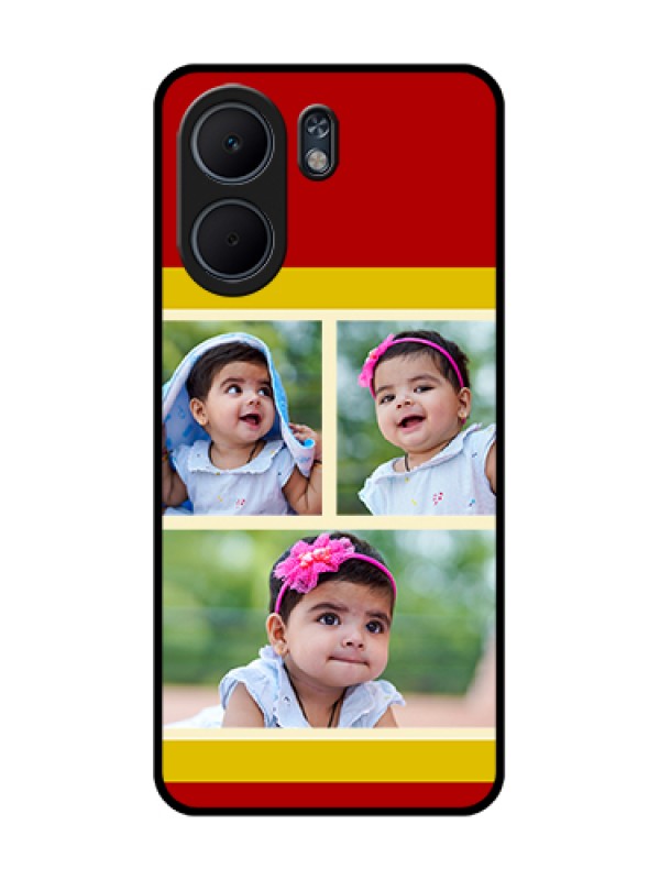 Custom Oppo A5x 5G Custom Glass Phone Case - Multiple Pic Upload Design