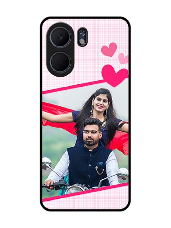 Custom Oppo A5x 5G Custom Glass Phone Case - Love Shape Heart Design