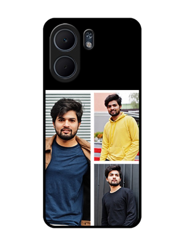 Custom Oppo A5x 5G Custom Glass Phone Case - Upload Multiple Picture Design