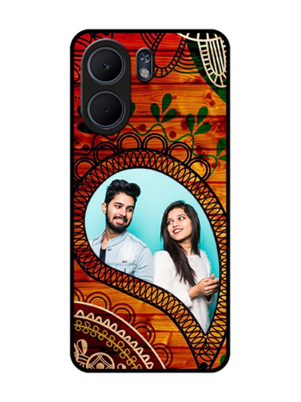 Custom Oppo A5x 5G Custom Glass Phone Case - Abstract Colorful Design