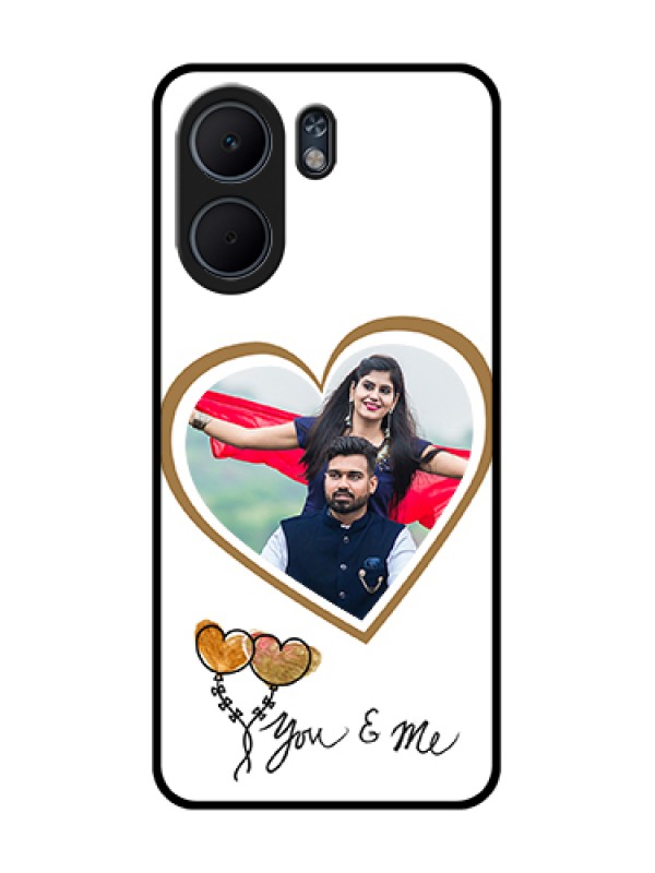Custom Oppo A5x 5G Custom Glass Phone Case - You & Me Design