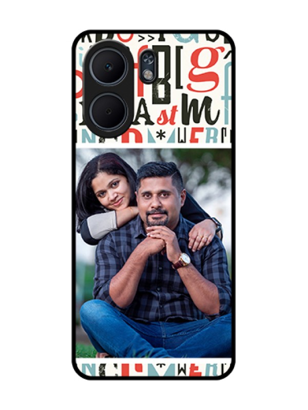 Custom Oppo A5x 5G Custom Glass Phone Case - Alphabet Design