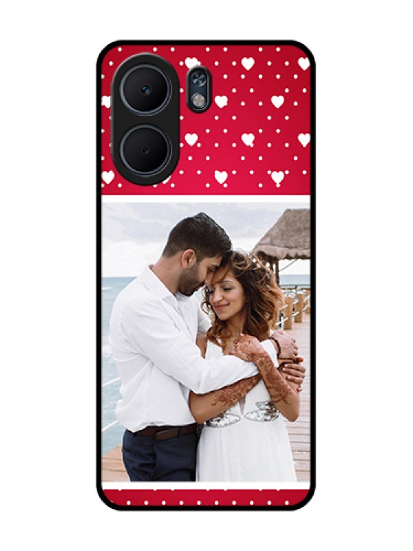 Custom Oppo A5x 5G Custom Glass Phone Case - Hearts Mobile Case Design