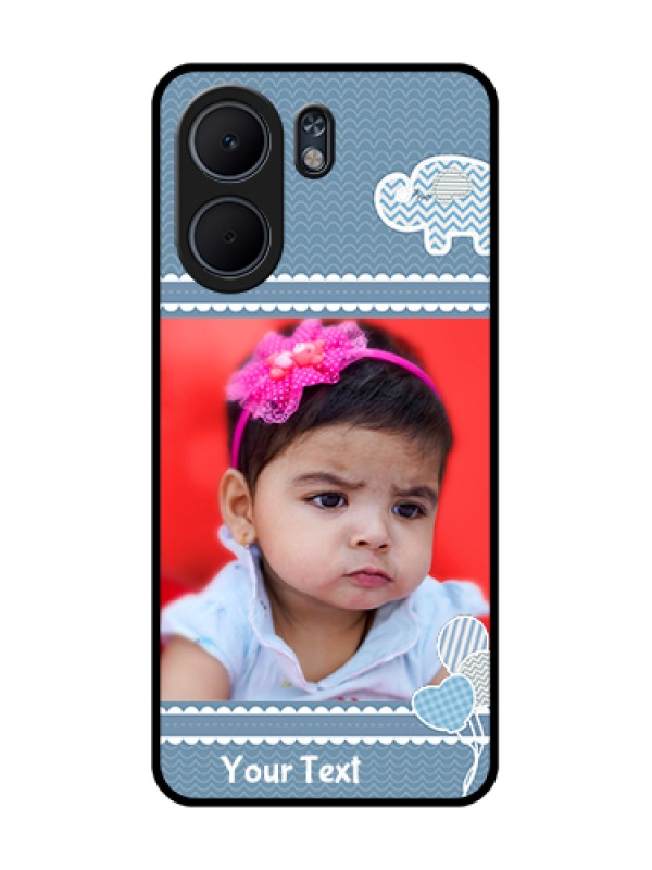 Custom Oppo A5x 5G Custom Glass Phone Case - With Kids Pattern Design
