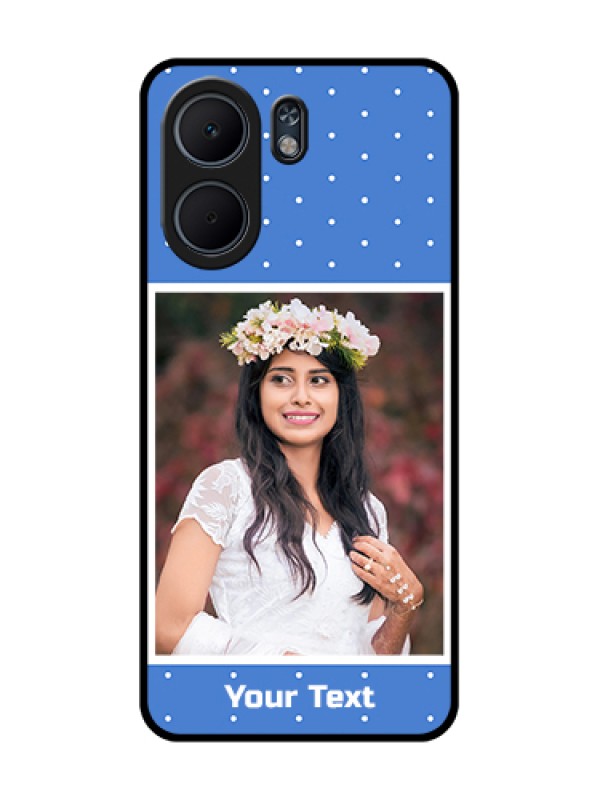 Custom Oppo A5x 5G Custom Glass Phone Case - Polka Dots Design