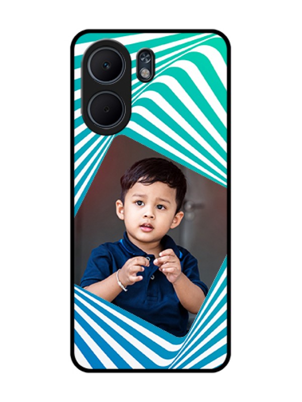 Custom Oppo A5x 5G Custom Glass Phone Case - Abstract Spiral Design