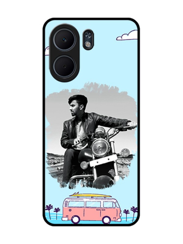 Custom Oppo A5x 5G Custom Glass Phone Case - Travel & Adventure Design