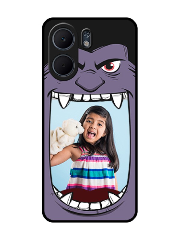 Custom Oppo A5x 5G Custom Glass Phone Case - Angry Monster Design