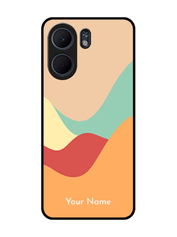 Custom Oppo A5x 5G Custom Glass Phone Case - Ocean Waves Multi - Colour Design