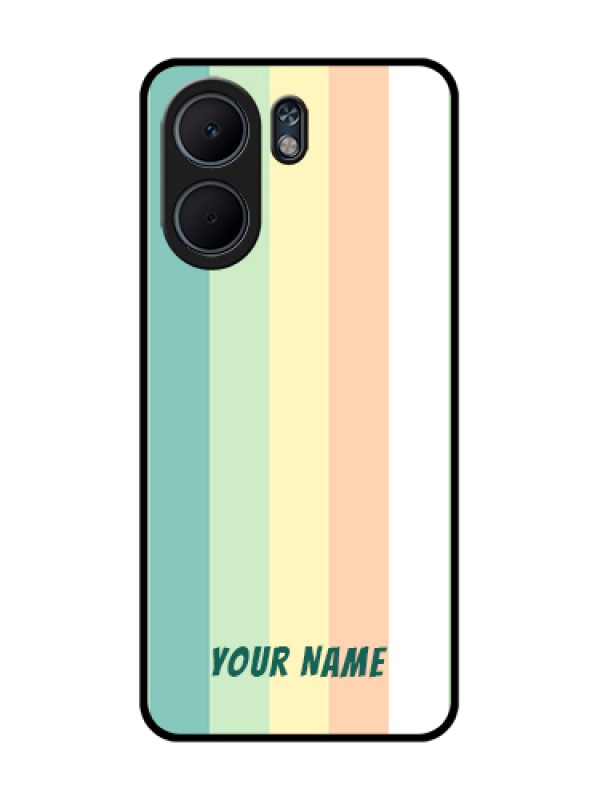 Custom Oppo A5x 5G Custom Glass Phone Case - Multi - Colour Stripes Design