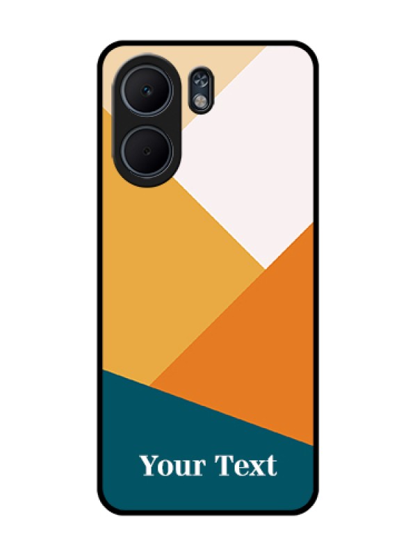 Custom Oppo A5x 5G Custom Glass Phone Case - Stacked Multi - Colour Design
