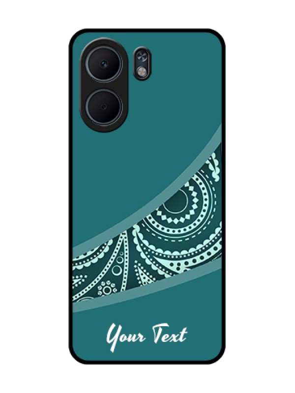 Custom Oppo A5x 5G Custom Glass Phone Case - Semi Visible Floral Design