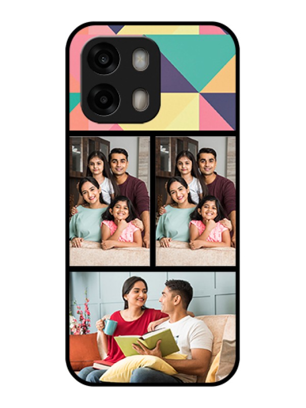 Custom Oppo A6 Pro 5G Custom Glass Phone Case - Bulk Pic Upload Design