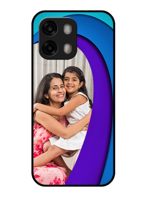 Custom Oppo A6 Pro 5G Custom Glass Phone Case - Simple Pattern Design