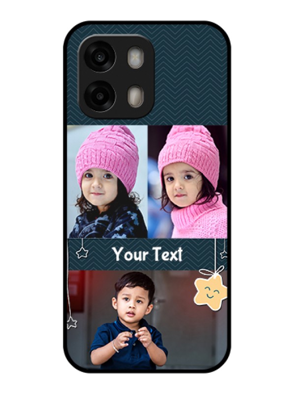 Custom Oppo A6 Pro 5G Custom Glass Phone Case - Hanging Stars Design