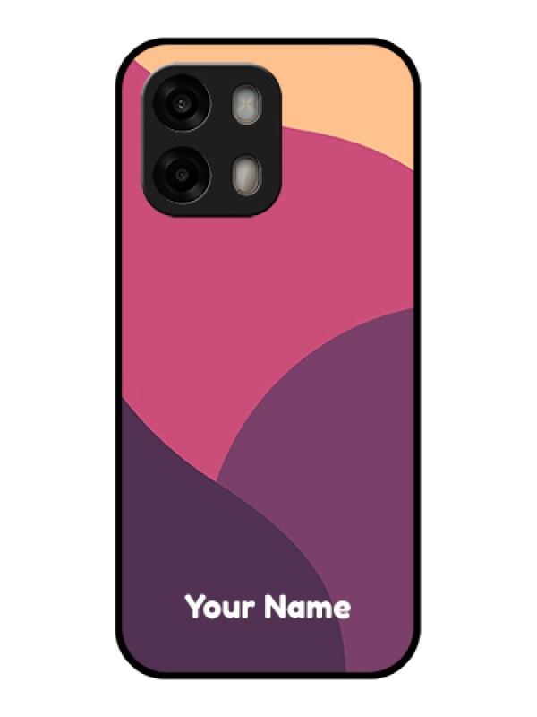 Custom Oppo A6 Pro 5G Custom Glass Phone Case - Mixed Multi - Colour Abstract Art Design