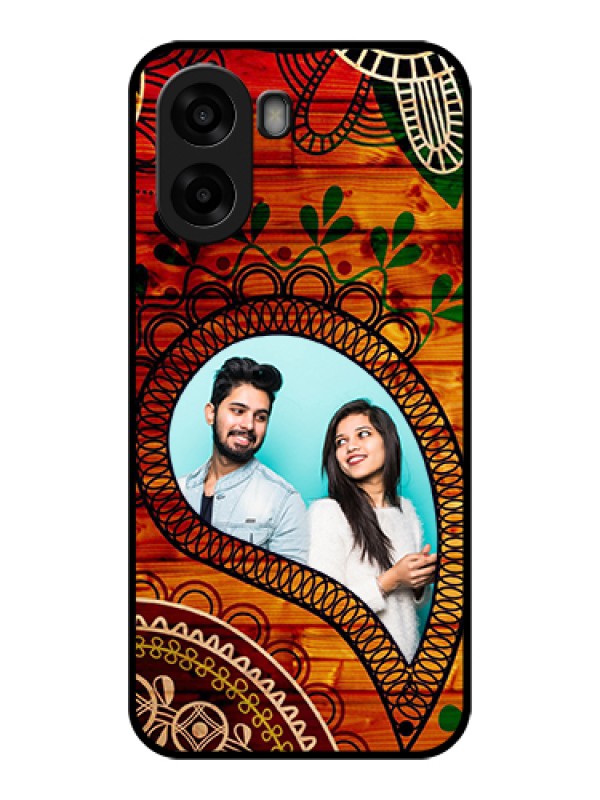 Custom Oppo A6s 5G Custom Glass Phone Case - Abstract Colorful Design