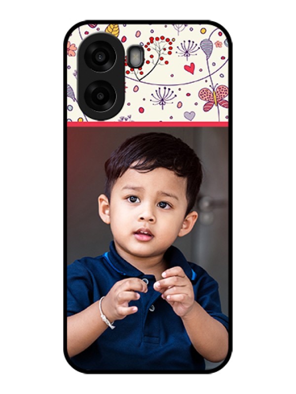 Custom Oppo A6s 5G Custom Glass Phone Case - Premium Floral Design