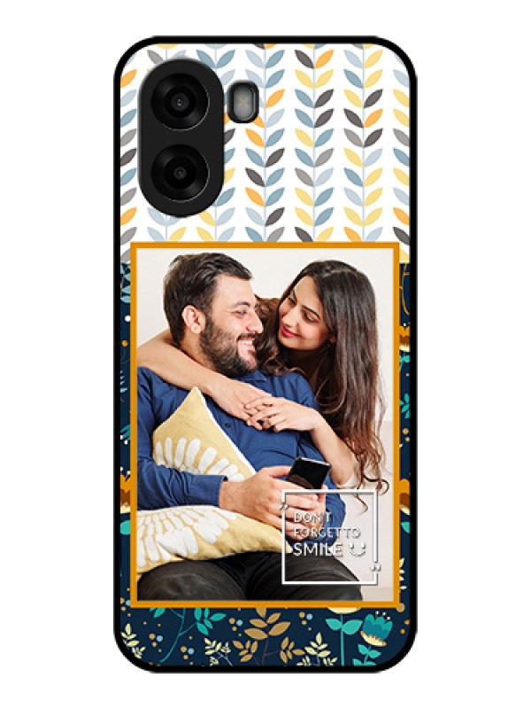 Custom Oppo A6s 5G Custom Glass Phone Case - Pattern Design