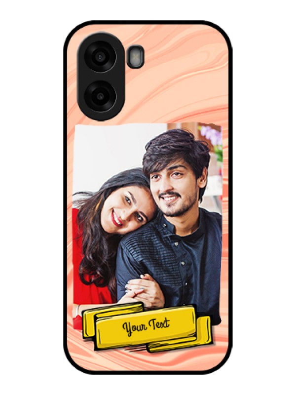 Custom Oppo A6x 4G Custom Glass Phone Case - Marble Texture Design
