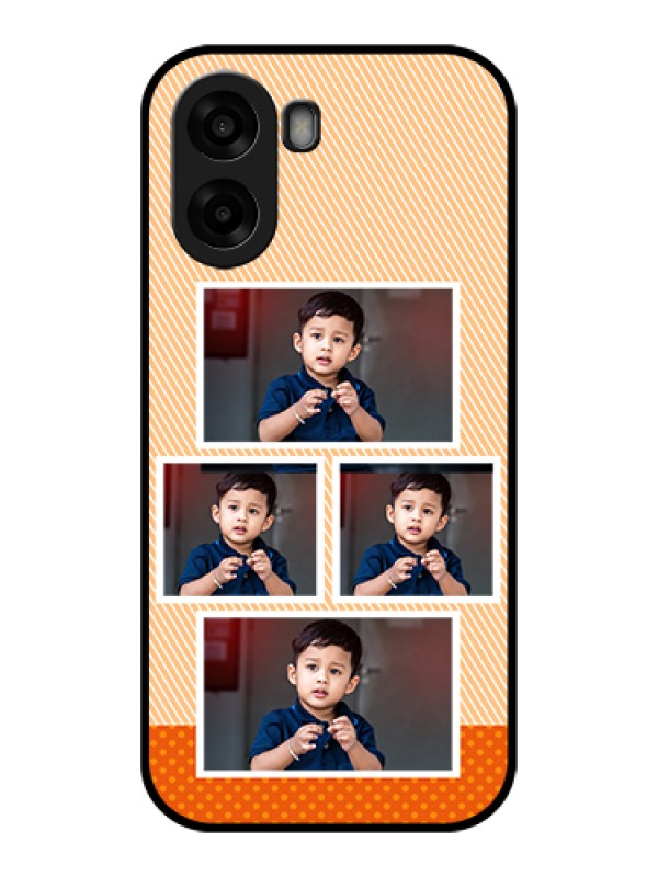 Custom Oppo A6x 5G Custom Glass Phone Case - Bulk Photos Upload Design