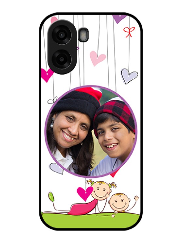 Custom Oppo A6x 5G Custom Glass Phone Case - Cute Kids Phone Case Design
