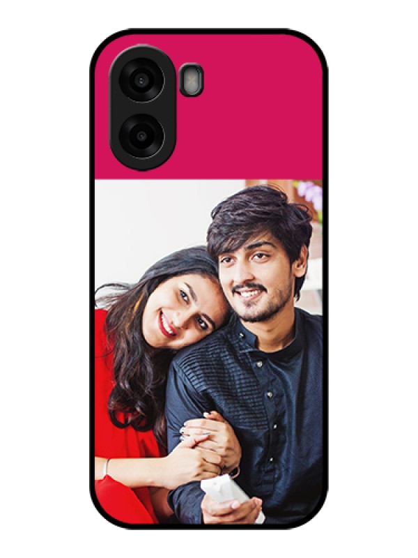 Custom Oppo A6x 5G Custom Glass Phone Case - Anniversary Cover Design