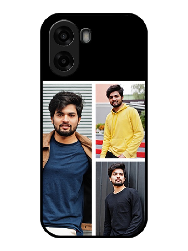Custom Oppo A6x 5G Custom Glass Phone Case - Upload Multiple Picture Design